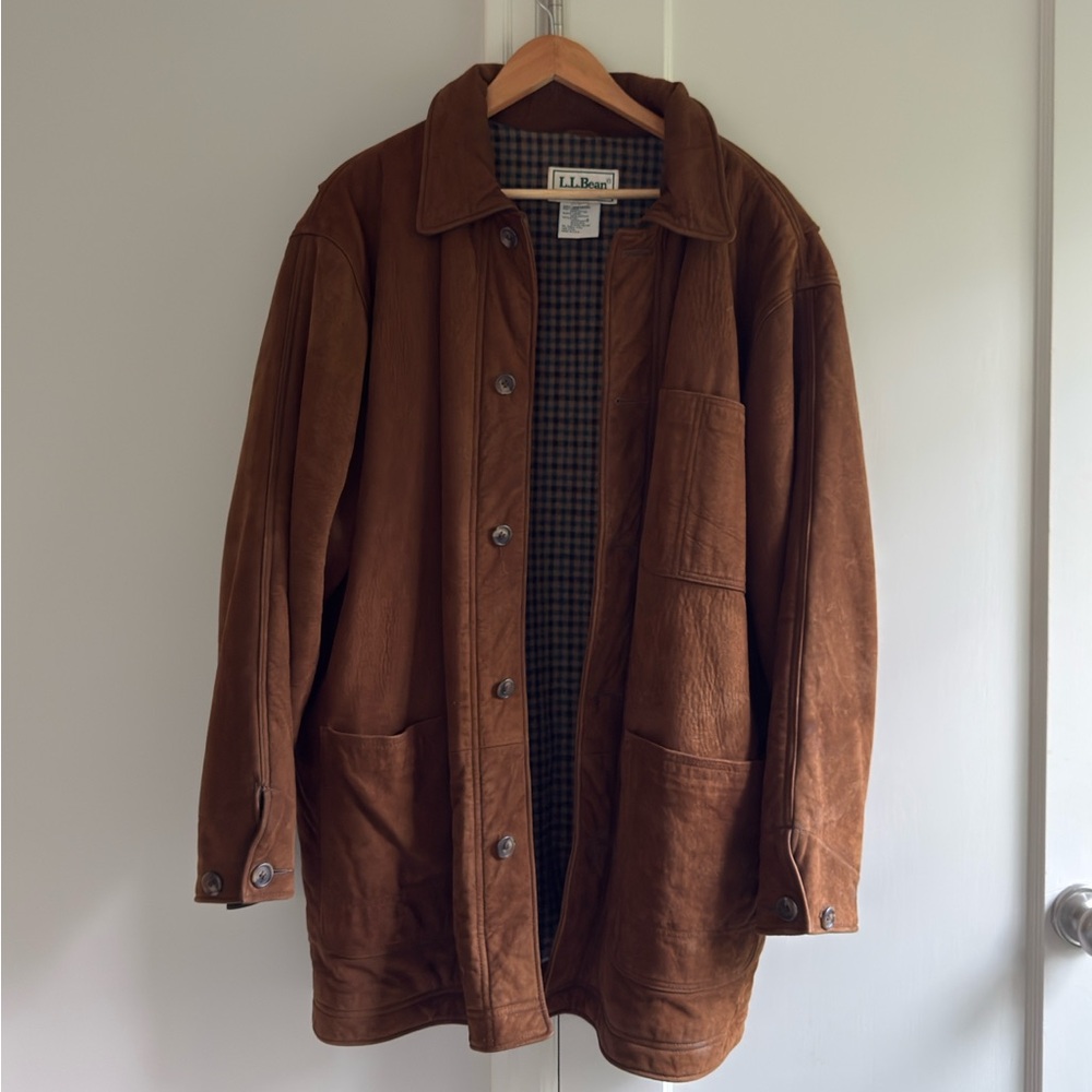 L.L. Bean Men's Tan Shirt Jacket